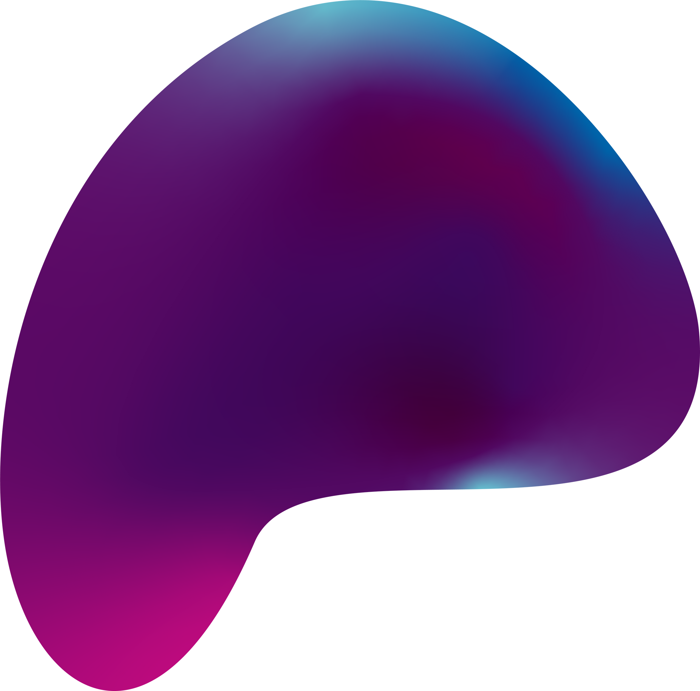 Violet Metallic Blob